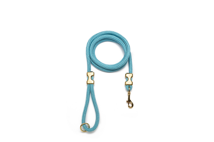 BABY BLUE ROPE LEASH